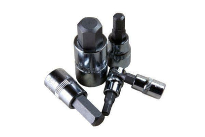 US PRO 13pc 1/4 3/8 1/2 HEX BIT SOCKET SET 2-12mm allen key B2097