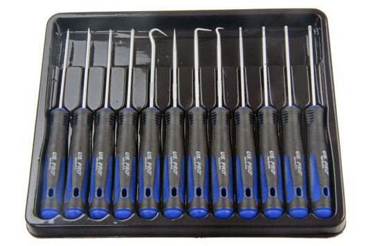 Bergen 12PC PRECISION SCREWDRIVER SET B5007 inc Hook, Torx Flat Slotted
