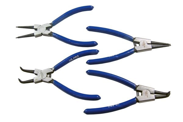 US PRO 4pc 6" Circlip, Snap Ring Pliers, Internal External B2059