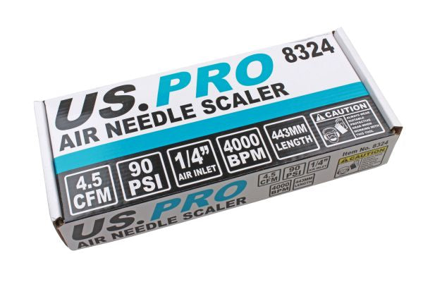 US Pro Air Needle Scaler Descaler Rust Remover deruster B8324