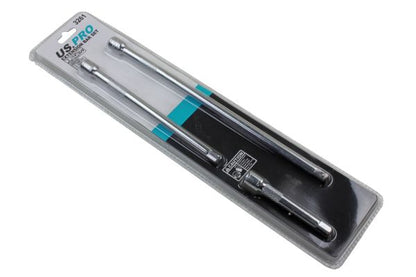 US Pro 3pc 1/4 Dr Extension Bars Set 75mm 150mm 228mm B3261