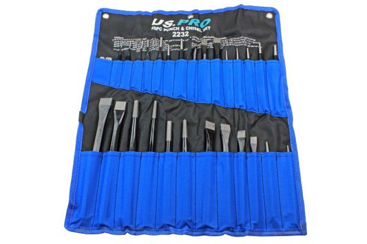 US Pro 28pc Industrial Punch & Chisel Set B2232
