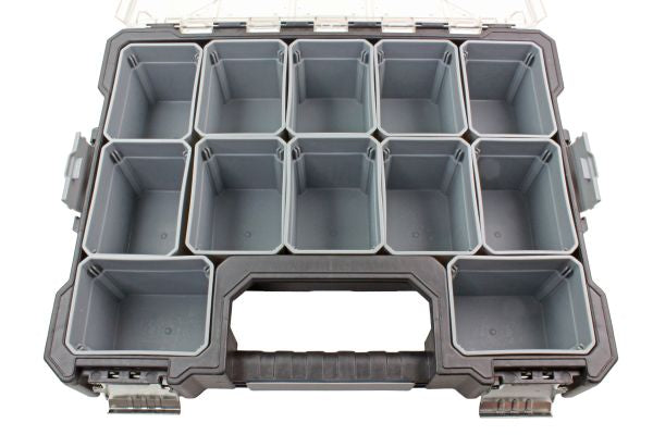 US Pro storage case with 12 removable bins, compartments B9042