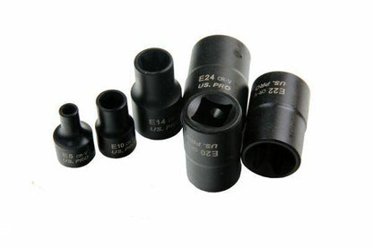 Us Pro 17PC 3/8'' 1/2'' DR IMPACT E-TORX EXTERNAL SOCKETS FEMALE B1357