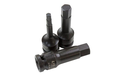 Us Pro by Bergen 8 pc 1/2'' Impact Hex Allen Socket Bits Metric MM B1305