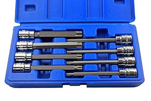 US Pro Long 8pc 3/8 Torx TRX-Star BIT SOCKET SET T25-60 B3303