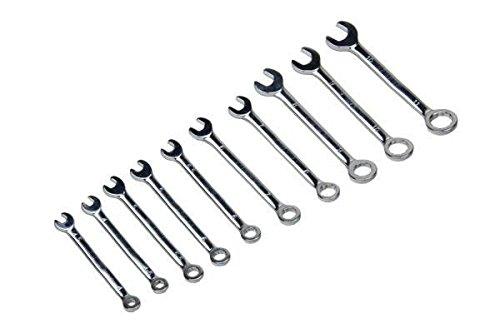 US PRO Professional 10 Piece Miniature Metric Combination Spanner Set B2079