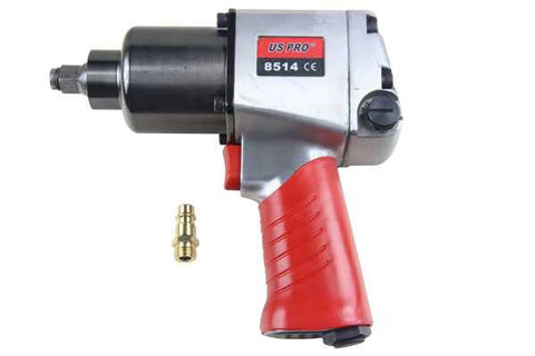 US PRO 1/2"Dr Air Impact Wrench Gun Twin Hammers 680 ft/lbs 920Nm B8514 Heavy Du