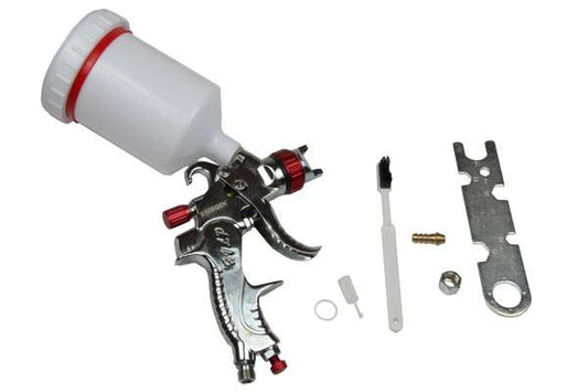 Bergen Gravity FEED HVLP SPRAY GUN NEW IN 1.7mm set up B8701