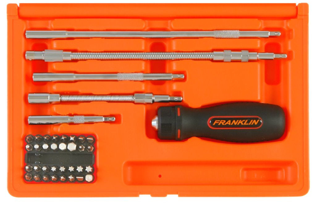 Franklin Tools 38pce Ratchet Screwdriver Set 8738 Toolbox37