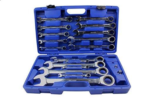 US Pro 17pc Extra Long Ratchet Wrench Spanner Set 8-32mm B3236