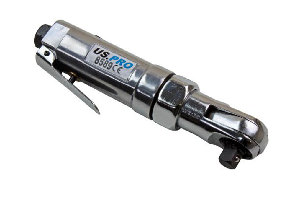 3/8'' dr Stubby Mini Air Ratchet Wrench, For 3/8 inch Sockets US Pro Compact