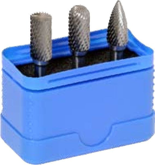Franklin Tools 3 pce Rotary Burr Set 10mm Heads  AB1003