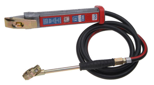 Franklin Tools Airline Tyre Gauge Twin Clip On 1.8m ALG35