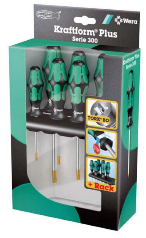 Franklin Tools Wera 6pce Tamper Torx Screwdriver Set AW3825
