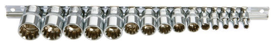 Franklin Tools 15pce MultiDrive Sockets 4-19mm MD999
