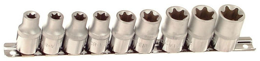 Franklin Tools 9pce Star Socket Set 1/2" Dr SE200