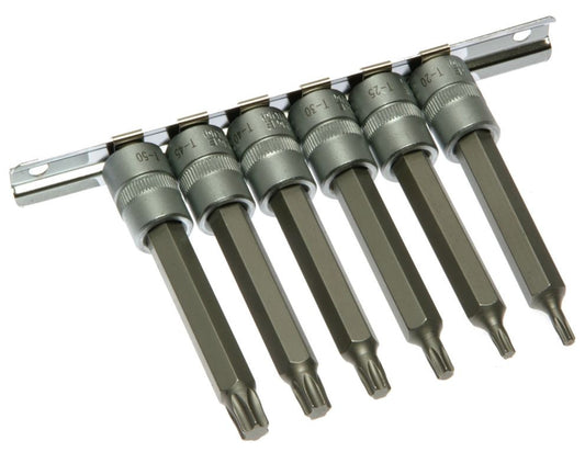 Franklin Tools 6pc Long Star Bit Skt Set 3/8"dr TA563