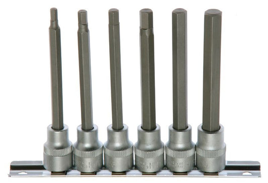 Franklin Tools Long Hexagon Bit Sockets - 3/8" dr TA565
