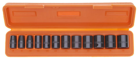 Franklin Tools 12pc Impact Skt 8-19mm 3/8" TA805
