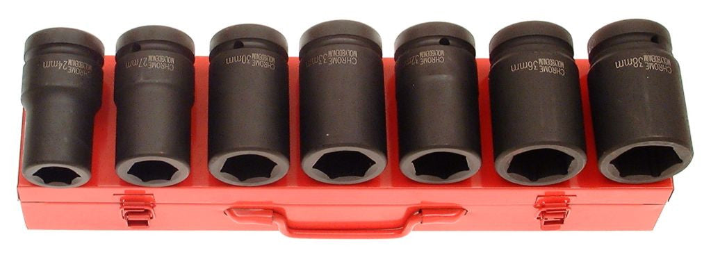 Franklin Tools 7pc Deep Impact Socket Set 1" TA808