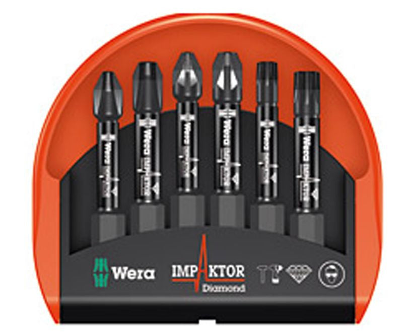 Franklin Tools WERA Impaktor Bit Set 6 pce V57695