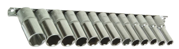 Franklin Tools 12pce Deep Sockets 10-24mm 1/2"dr XL1213