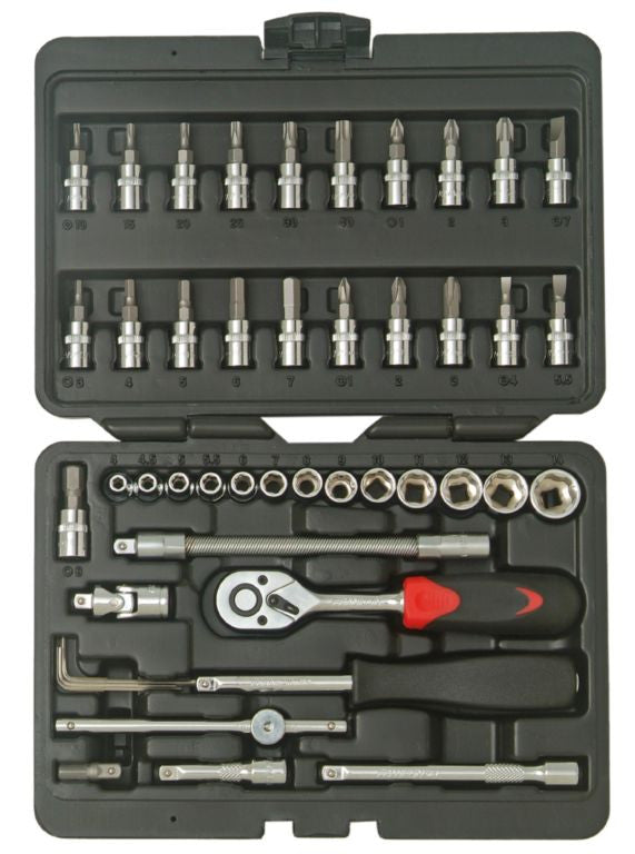 Franklin Tools 46pc Socket Set 72T 1/4" dr XL1446