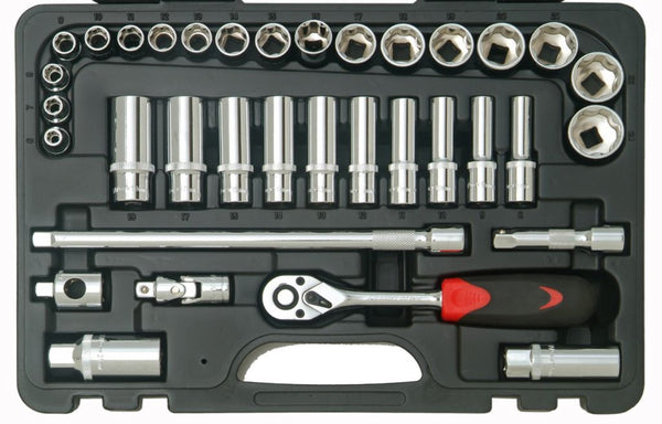 Franklin Tools 35pc Socket Set 72T 3/8" dr XL3835