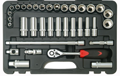 Franklin Tools 35pc Socket Set 72T 3/8" dr XL3835
