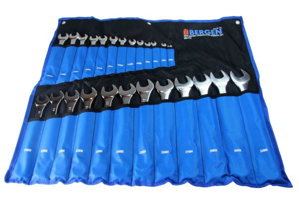 Bergen 25pc Metric Combination Spanner Wrench Set 6-32mm B1911
